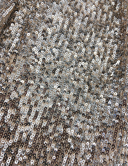 SS180910-SQ09 Metallic Gold Baby Sequin Fabric