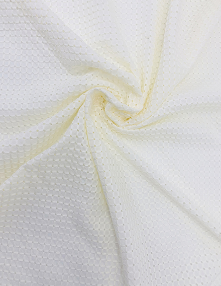 SS191210-EMB30 Ivory White Novelty Dimensional Eyelet Fabric