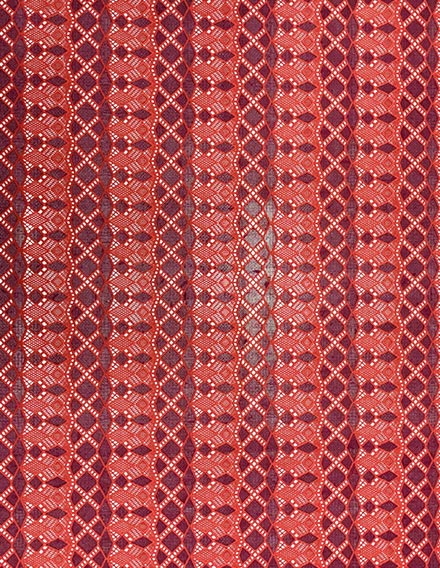 SS210929-EMB11 2-Tone Red/Burgundy Geometric Chemical Embroidery Fabric
