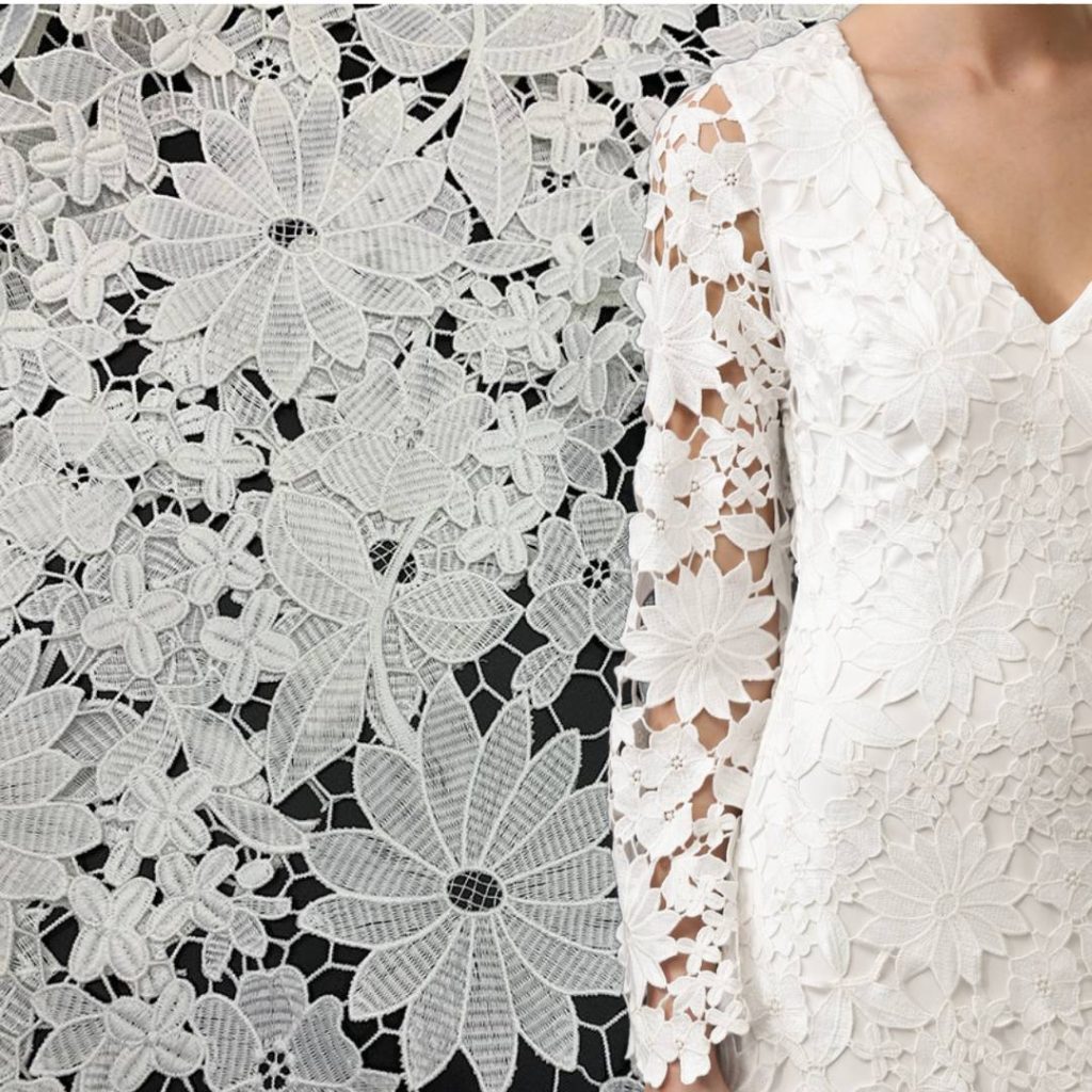 Contemporary shop lace fabric